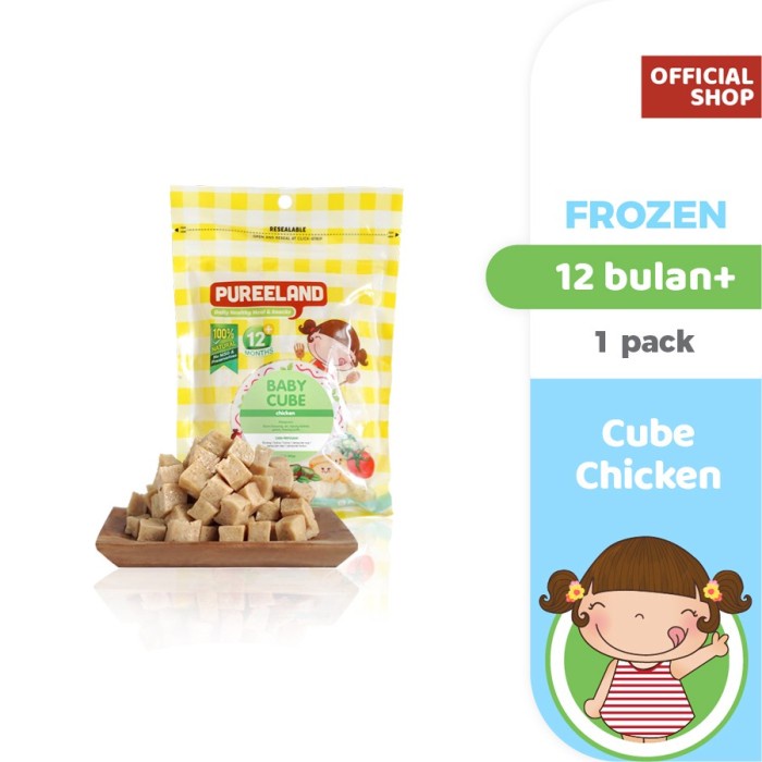 Pureeland Baby Cube Chicken / Mpasi Bayi Organik / Makanan Bayi