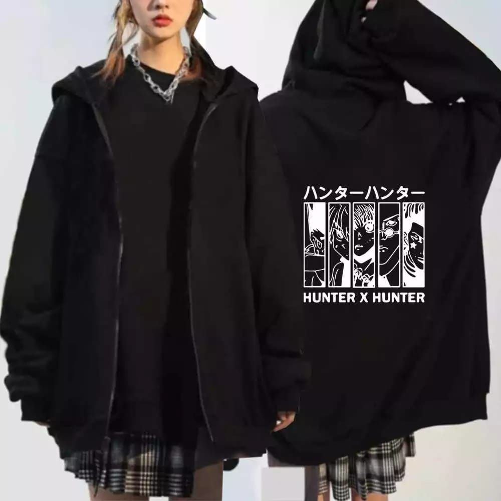 Hoodie Zipper Anime Hunterxhunter Killua Sweater Anime Hunter x Hunter Resleting Sleting Wanita Oversize Korean Style Xxl Murah Hoodie Zipper Wanita Oversize Polos Hoodie Ziper Wanita Oversize Murah Hodie Zipper Sweater Wanita Xxl Polos Sleting Resleting