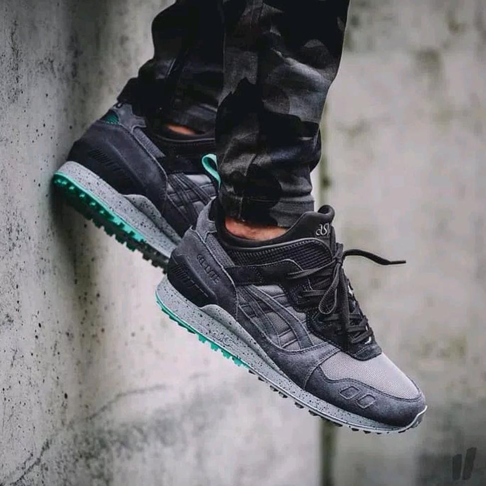 Sepatu Asics Gel Lyte Iii 3 Mt Grey Mint Premium Original Sneakers .Emiliyy11.Olshop