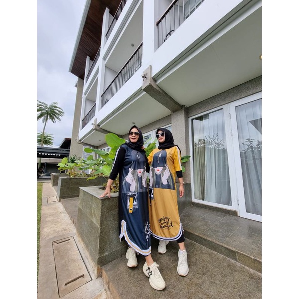 DRESS GAMIS KAMZA DRESS BY MEERA ORIGINAL