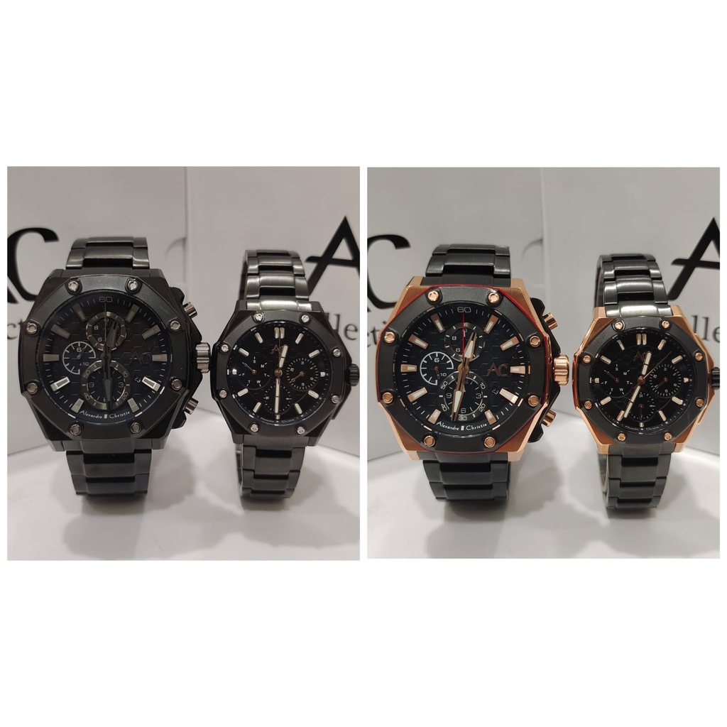 Jam Couple Sport Alexandre Christie AC9601 AC 9601 Original Garansi Resmi Alexander Christie