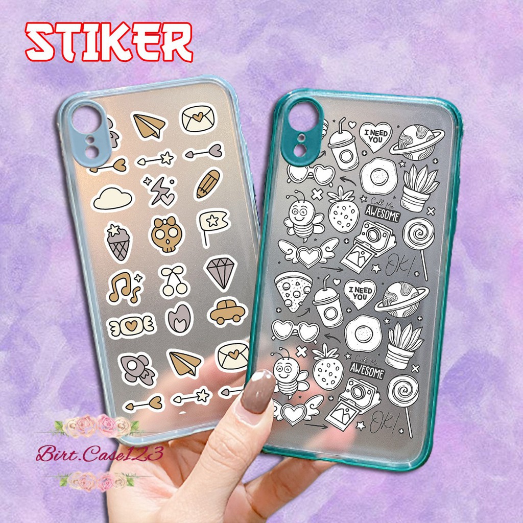 Softcase Choice STIKER Realme C1 C2 C3 2 5 5i 5s 2 6 7 C17 7i C11 C12 C15 Narzo 20 Pro BC3596