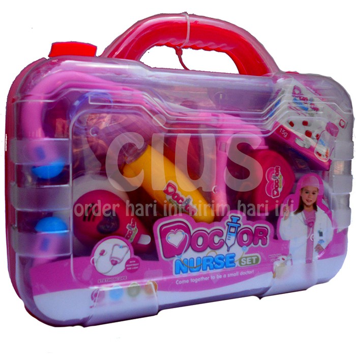MAINAN DOKTER DOKTERAN KOPER PINK DOCTOR NURSE 6603B