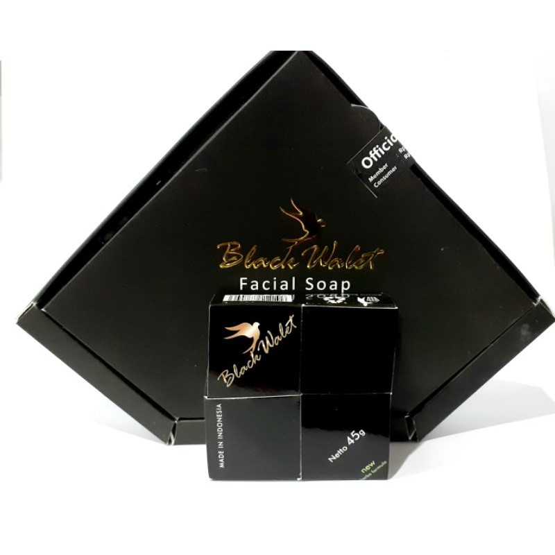 SABUN WALET 1 PCS, SABUN BLACK WALET, black walet facial wash.