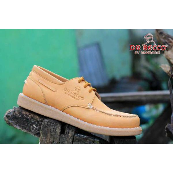 sepatu dr faris zapato porsche tan kulit