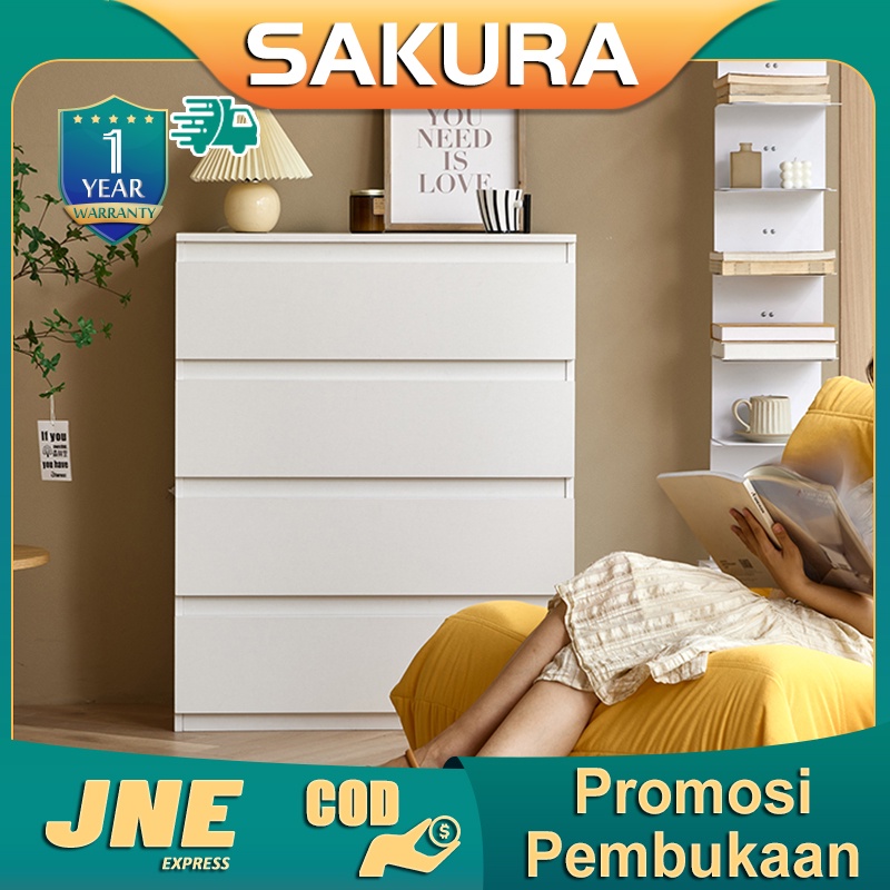 Weyon Sakura lemari laci/rak laci/rak laci susun/Lemari Penyimpanan Loker laci Drawer Cabinet(F15A)