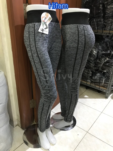 [RESTOCK!!]LEGGING SPORT MISTY GARIS 2 LEGGING SPORT WANITA MURAH LEGGING OLAHRAGA LEGGING GYM MURAH