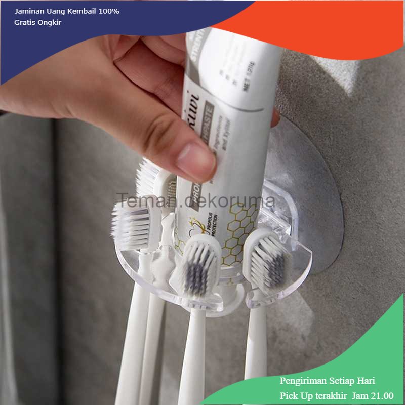 TD - PR1 HARKO Rak Sikat Gigi Odol Wall Mounted Toothbrush Holder - E1920