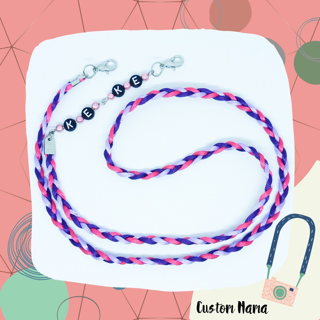 Strap Masker / Tali / Gantungan Masker "Custom Nama"