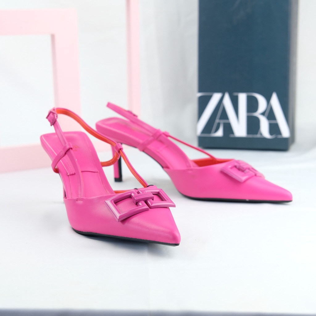 [7.7 Boombastis Sale⚡] - SEPATU WANITA SLINGBACK ZS423 PREMIUM IMPORT