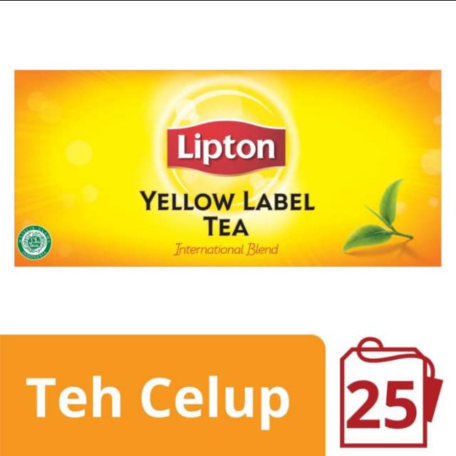 

Lipton Teh Celup Yellow Label Isi 25Pcs