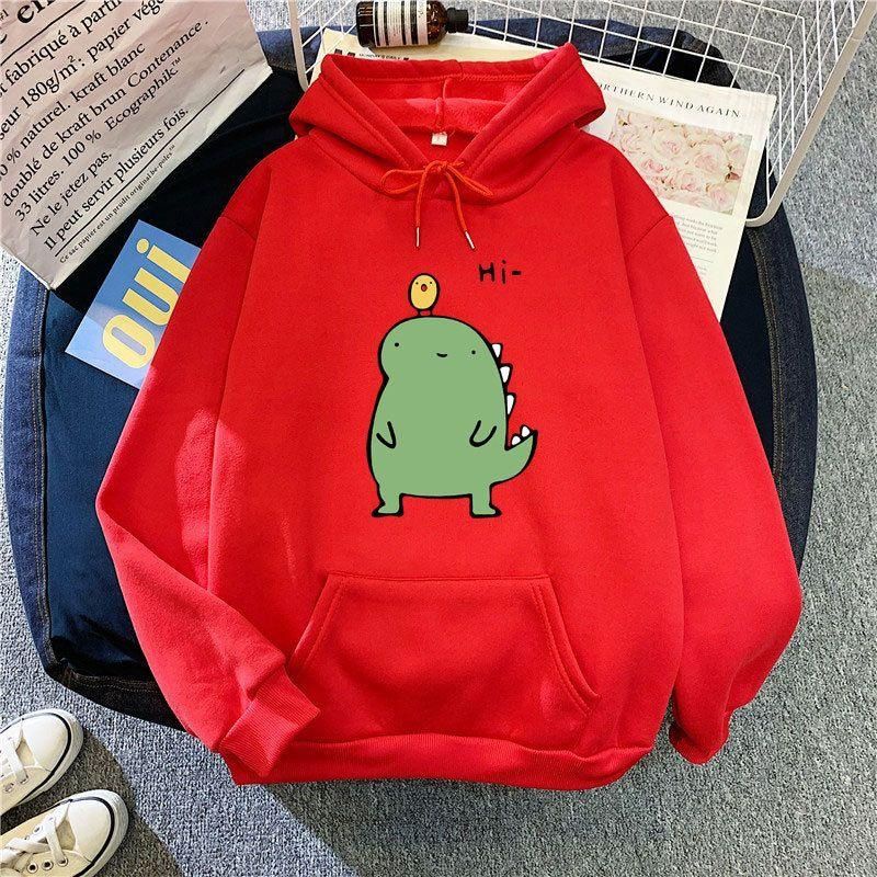 SWEATER HOODIE UNISEX PREMIUM KEKINIAN HODIE MOTIF DINO MURAH