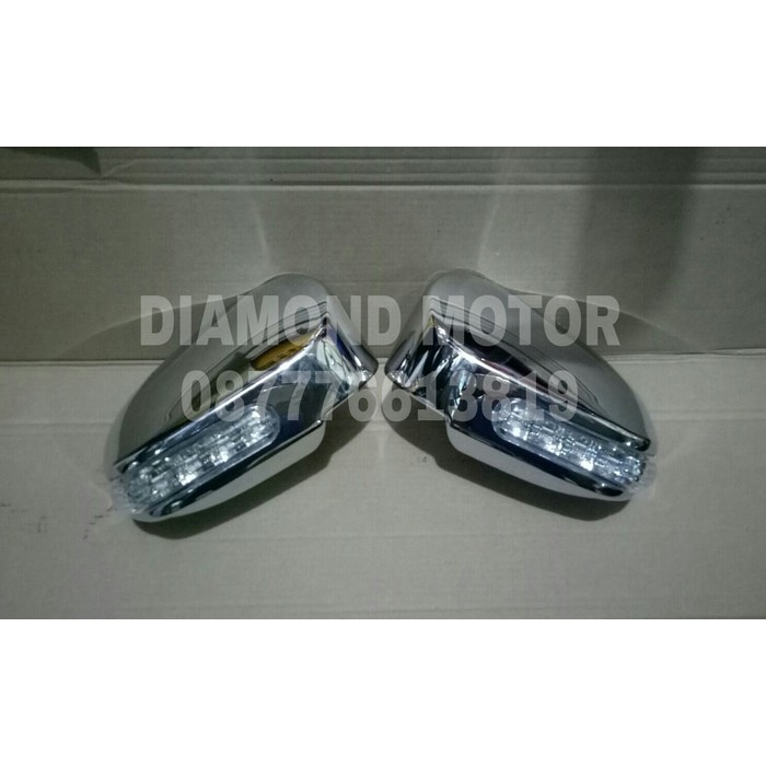 Cover Spion Chrome+Lampu All New Yaris 2014