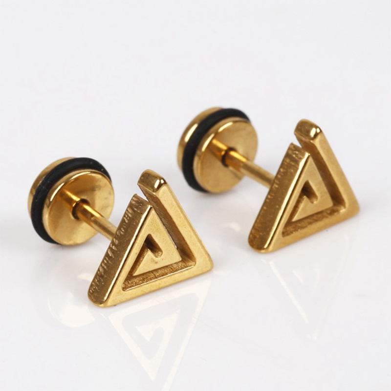 Fancyqube Anting Stud Cubic Zirconia Bulat Warna Silver Untuk Wanita
