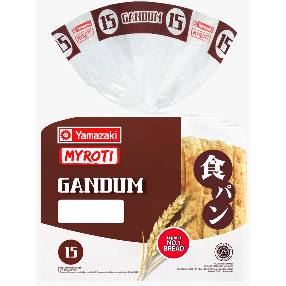 

YAMAZAKI MYROTI Roti Tawar Gandum isi Family Pack