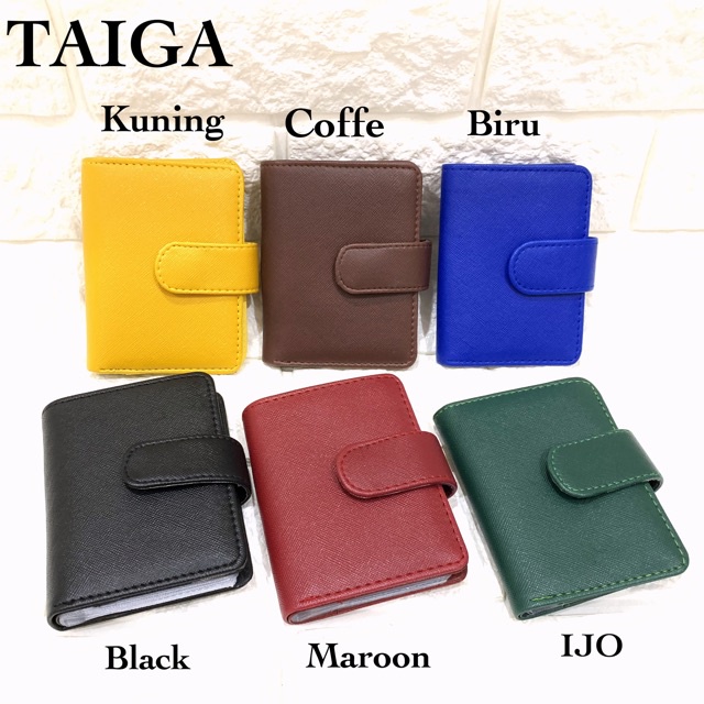 Dompet KARTU NAMA CARD NAME PREMIUM KARTU KANCING/TAIGA