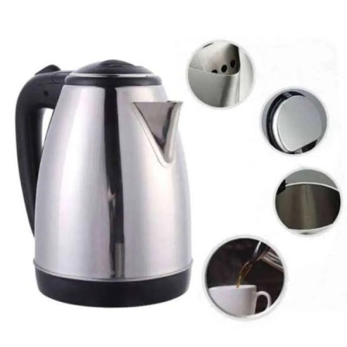 TEKO Listrik Scarlett 1,8 Liter / Teko Listrik Pemanas Air Stainless