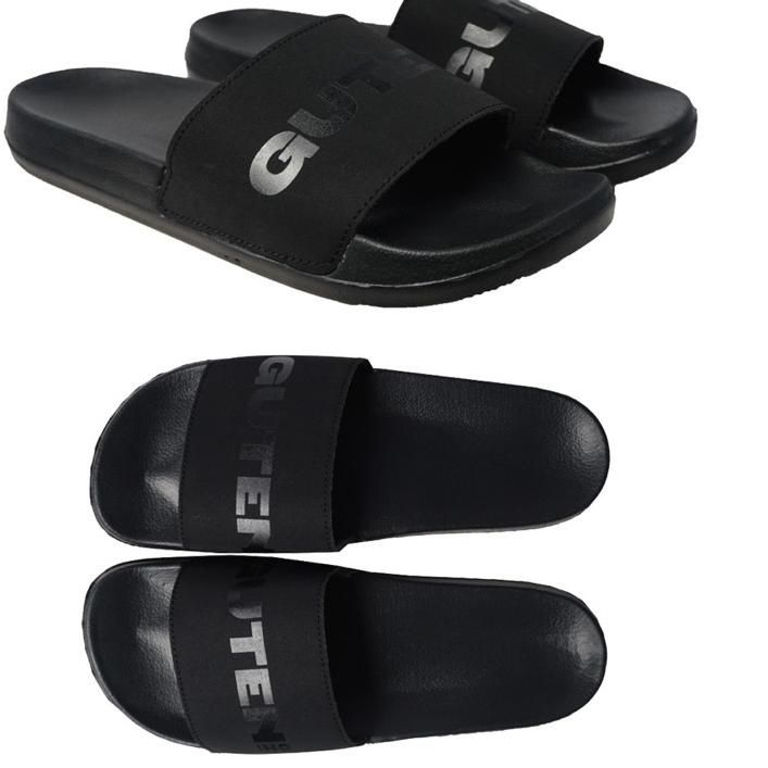 Terlaris Herver Sandal Black  - Sendal Sliper GUTENINC