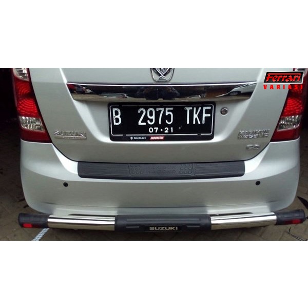 bumper belakang mobil suzuki Karimun stainless ferrari variasi