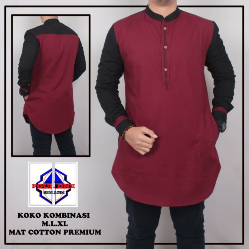 BAJU KOKO KOMBINASI KURTA PAKISTAN FO-009