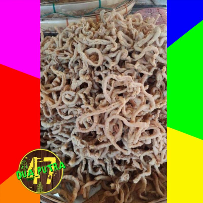 

kripik usus ayam goreng krispy keripik premium homemade berkualitas