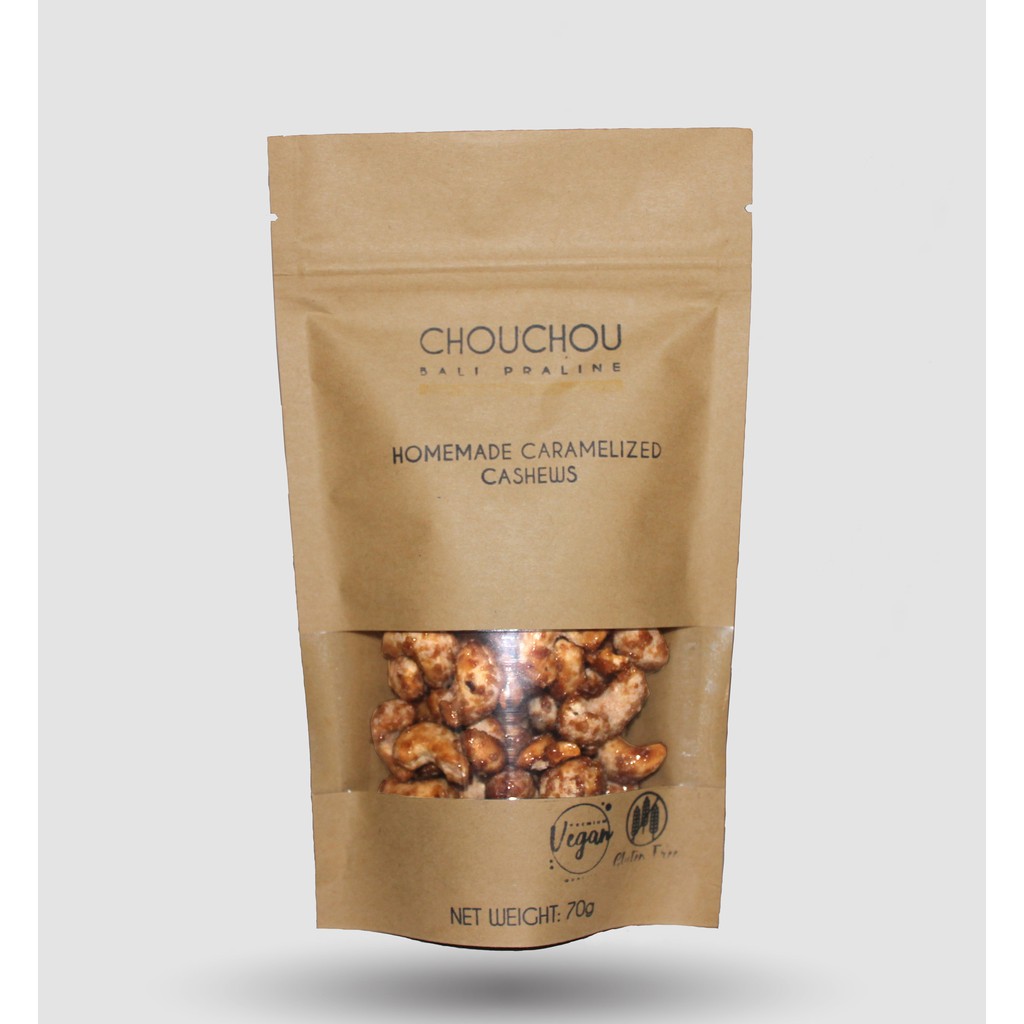 

Homemade Caramelized Cashews - CHOUCHOU Bali Praline - 70g