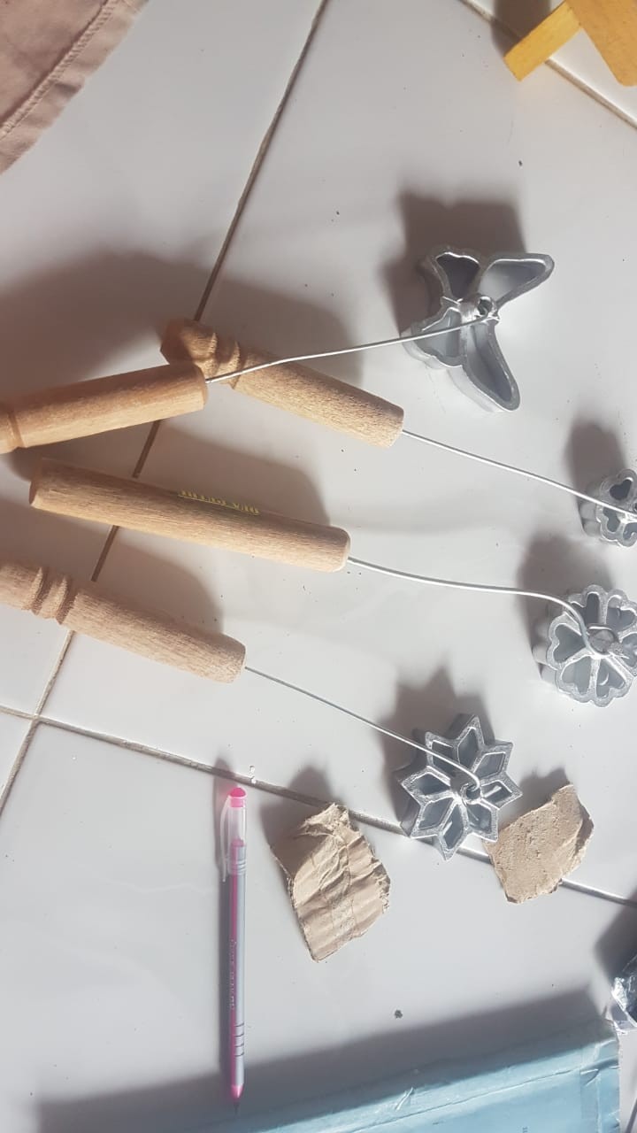 Cetakan Kue Kembang Goyang Bentuk Kupu-kupu