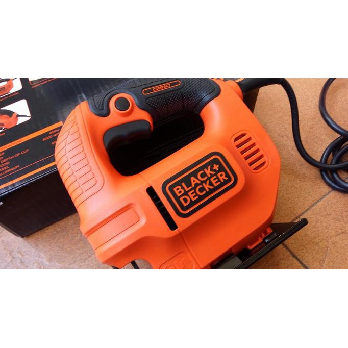 Populer] Mesin Jigsaw Black N Decker Gergaji Jig Saw 400W Gergaji Kayu Triplek