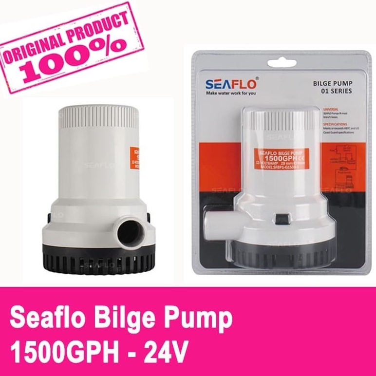 Seaflo Bilge Pump / Pompa Celup 1500GPH 24V