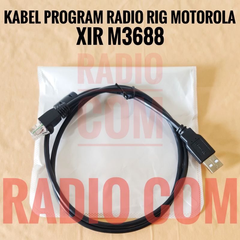 KABEL PROGRAM RADIO RIG MOTOROLA XIR M3688 KABEL DATA RIG MOTOROLA XIR M3688