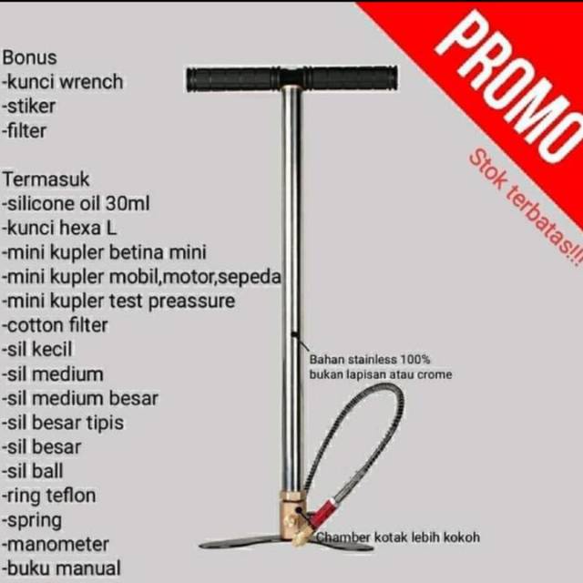 Pompa PCP murah 4500 psi stainless steel