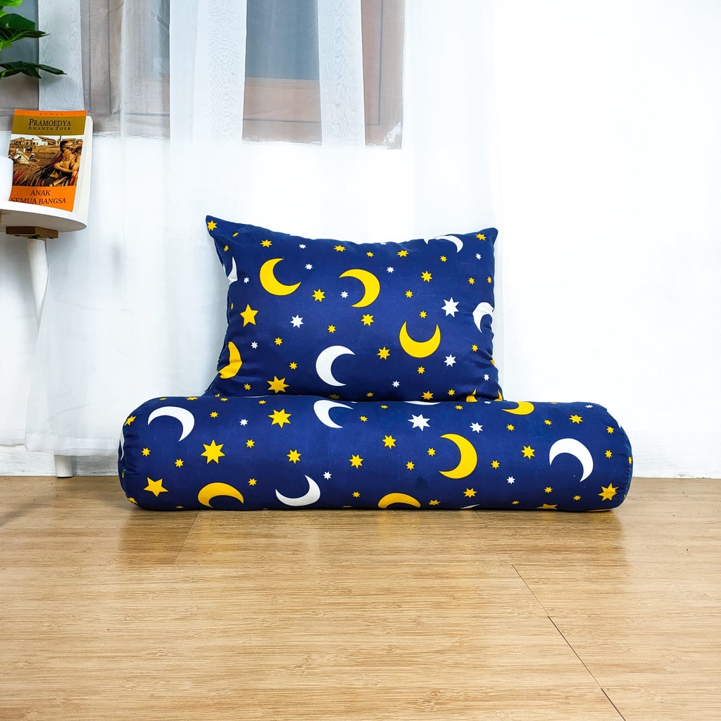 Araya - Satu Set Bantal &amp; Guling Bulan Bintang