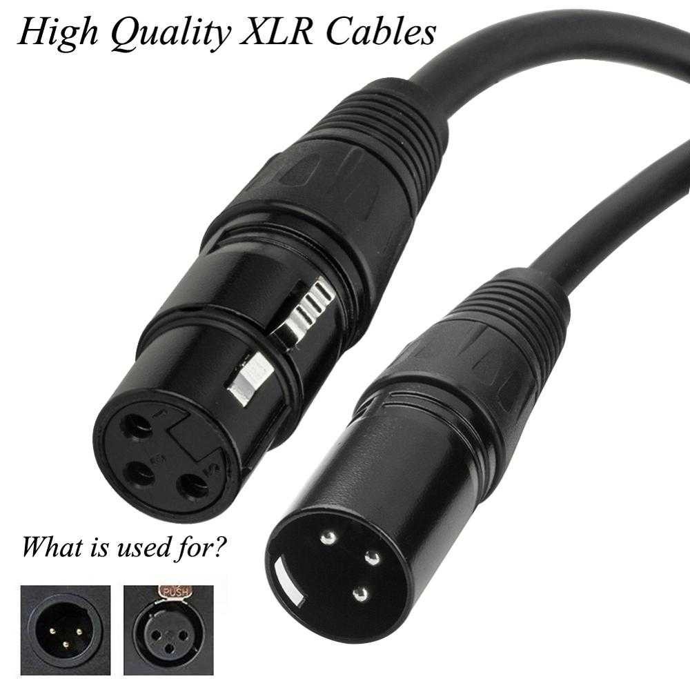 Kabel XLR Male to Female Microphone Karaoke Cable kabel Mic Speaker Adaptor Mikrofon Media Player