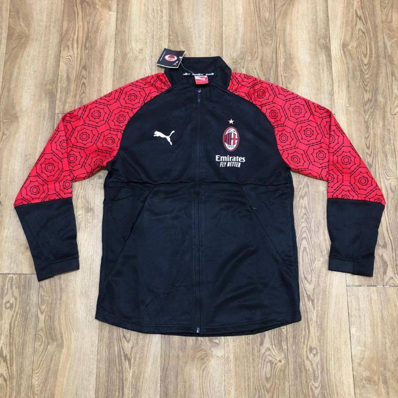 JAKET BOLA AC MILAN GRADE ORI IMPORT 21-22