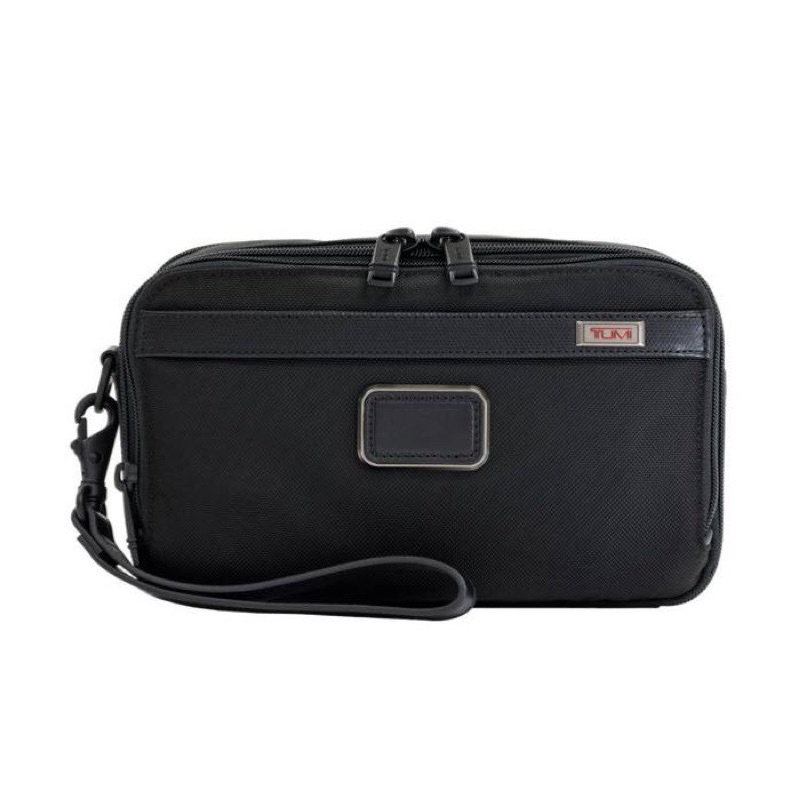 TUMI ALPHA 3 CLUTCH PRIA BLACK - Hitam New