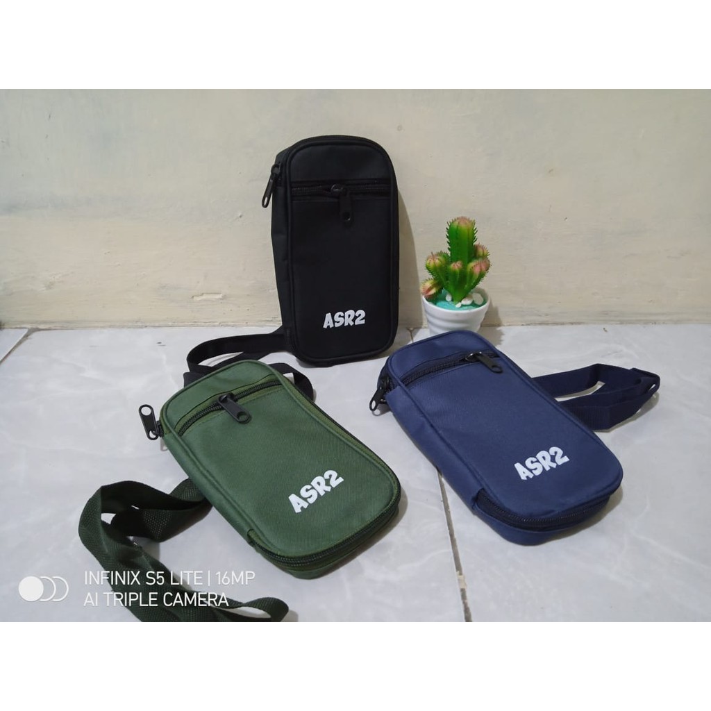 Tas Selempang Hp Pria Hanging Neckbag Terbaru Minimalis Bisa COD