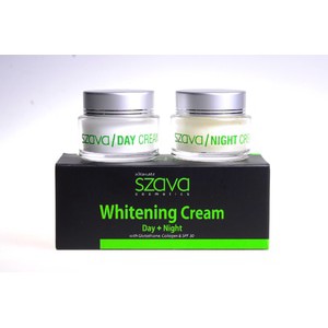 Szava Whitening Day&Night Cream| Flek Hitam|Bekas Jerawat  ORIGIN