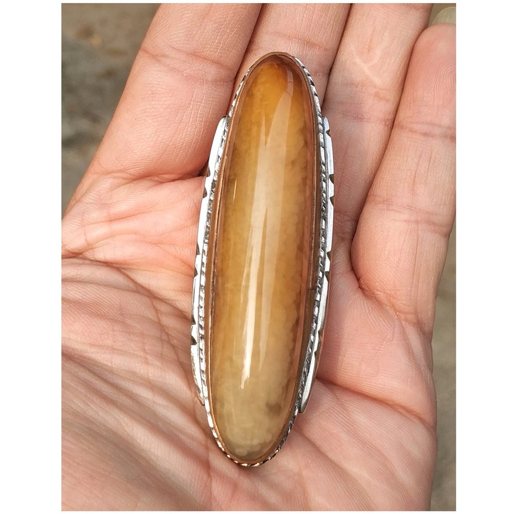 CINCIN BATU AKIK NATURAL PANDAN OLI KAPAS LAWAS PUNYA