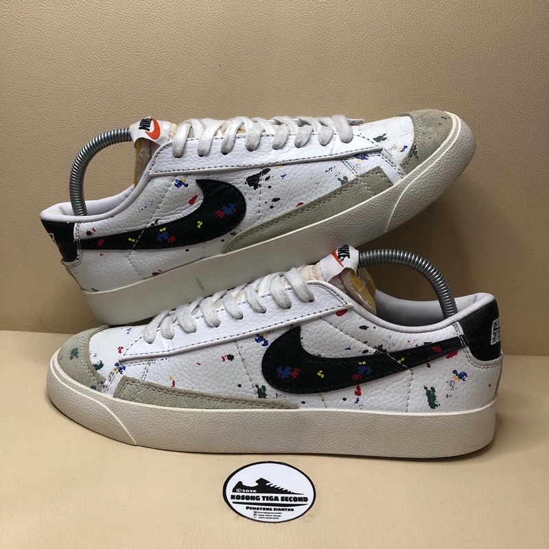 blazer low 77 paint splatter