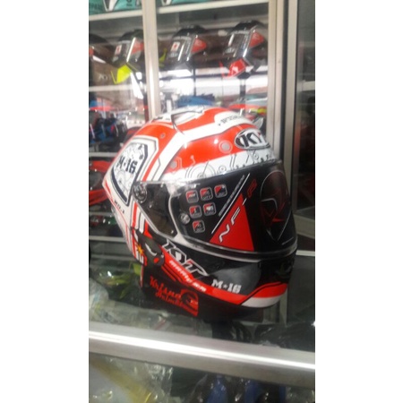 Helm Full Face KYT NFR SUPER MARIO REPLICA