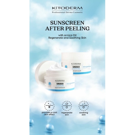 kitoderm sunscreen after peeling