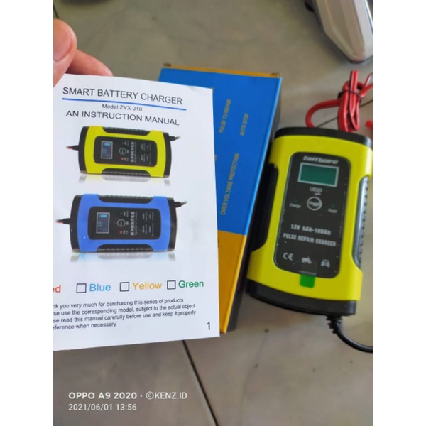 Alat Charger dan Repair Aki Mobil 12V6A CAS AKI MOTOR MOBIL