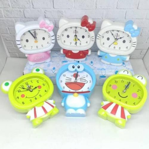 [BISA COD] JAM QUARTZ ALARM CLOCK / JAM WEKER / JAM MEJA