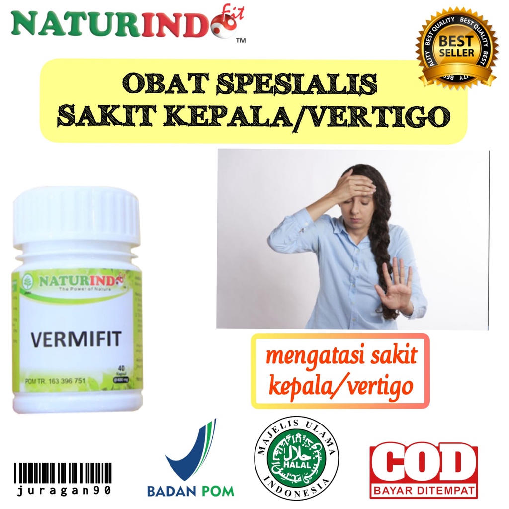 Jual Obat Herbal Naturindo Vermifit Special Untuk Migrain Dan Vertigo Obat Pusing Obat Sakit Kepala Indonesia Shopee Indonesia