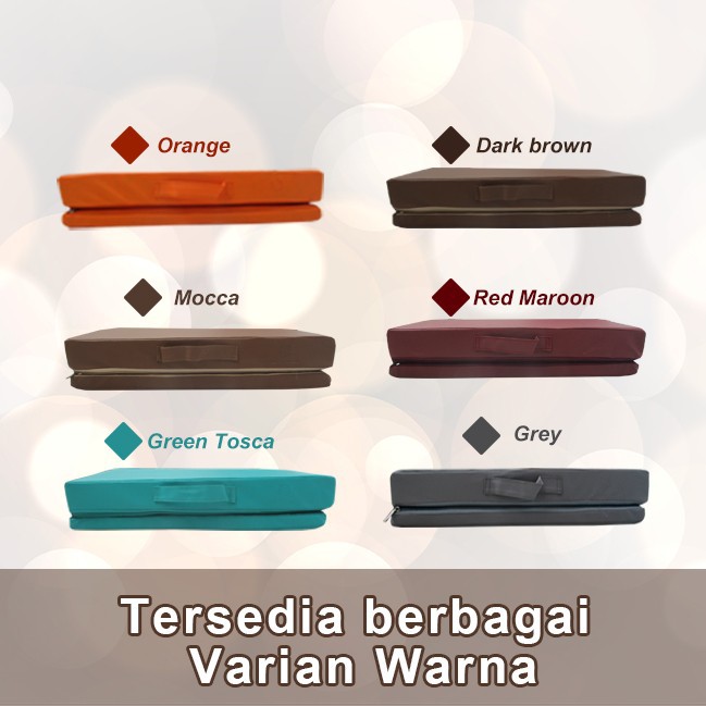 Matras / Bantal/Alas Meditasi (Bantal doa/duduk) Persegi Mocca