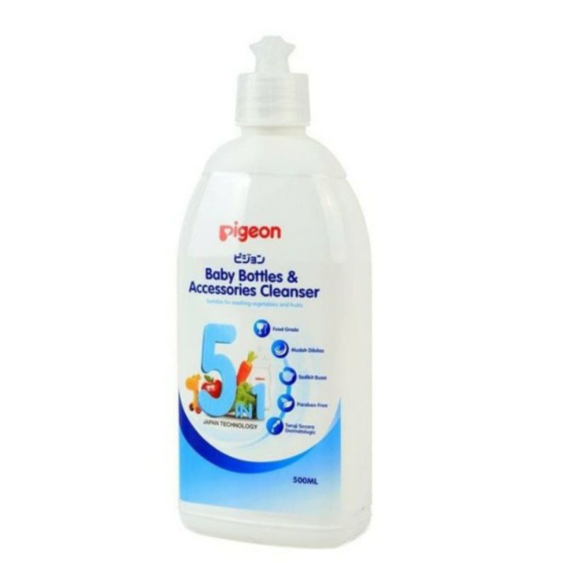 Pigeon Baby Bottle Accessories Cleanser 500ml / Sabun Cuci Botol Bayi LIQUID CLEANSER 500ml BOTTLE