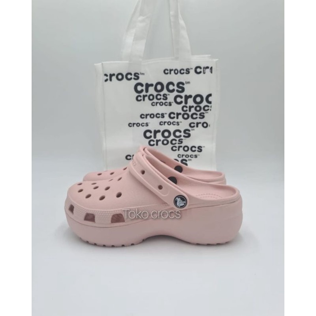 Crocs Classic platform clog / Crocs platform Clog / Sandal wanita crocs