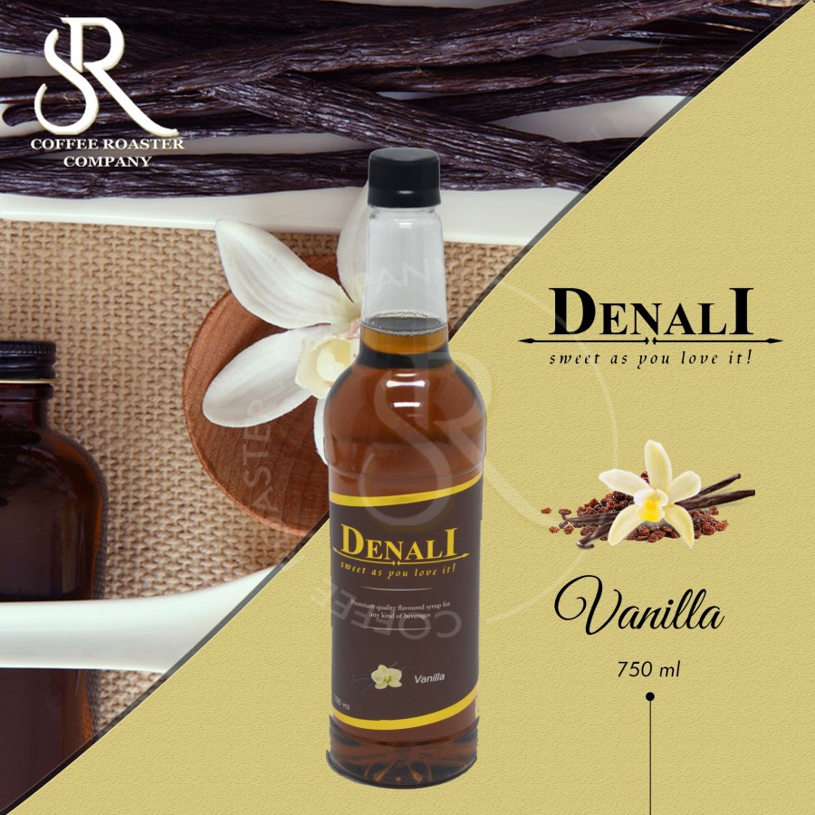 

Denali Syrup Vanilla 750ml (Bukan MONIN-TOFFIN) / Sirup Denali Vanilla