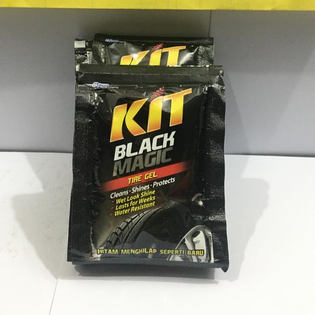 KIT BLACK MAGIC TIRE GEL 35ml - PENGKILAP BAN BLACK MAGIC KIT TIRE GEL