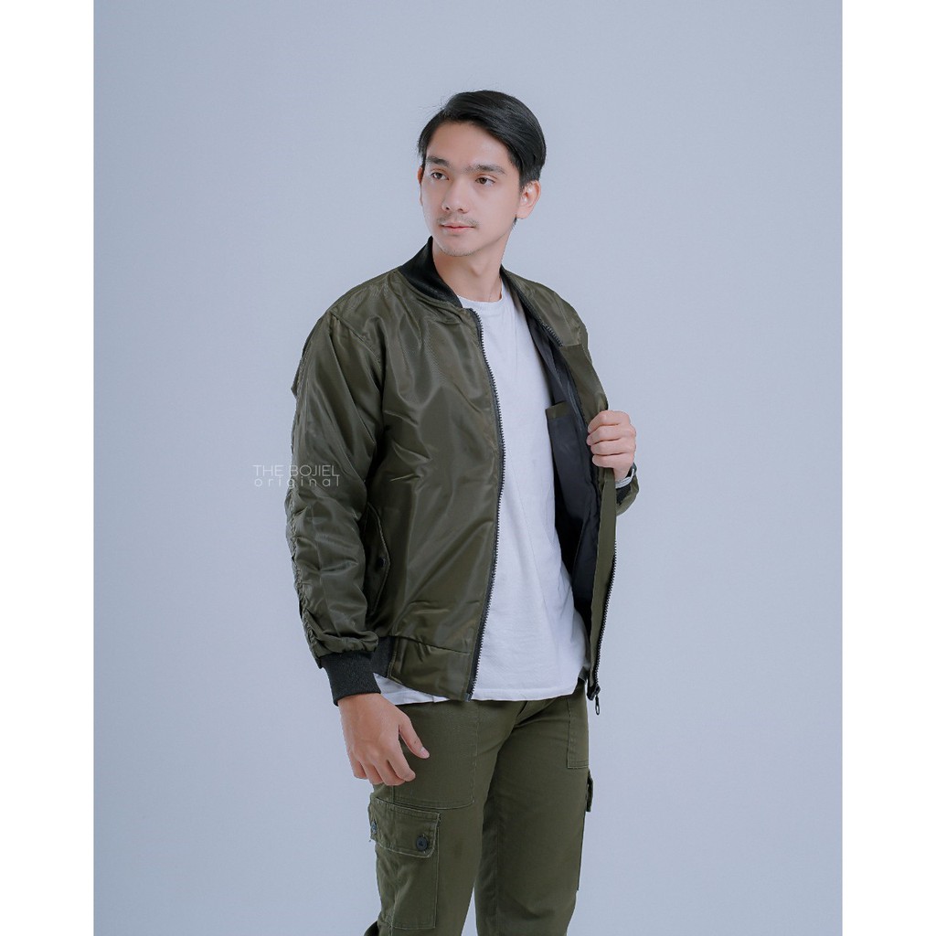 JAKET BOMBER POLOS PILOT / JAKET BOMBER POLOS PRIA